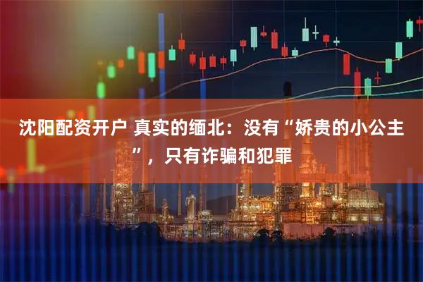 沈阳配资开户 真实的缅北：没有“娇贵的小公主”，只有诈骗和犯罪